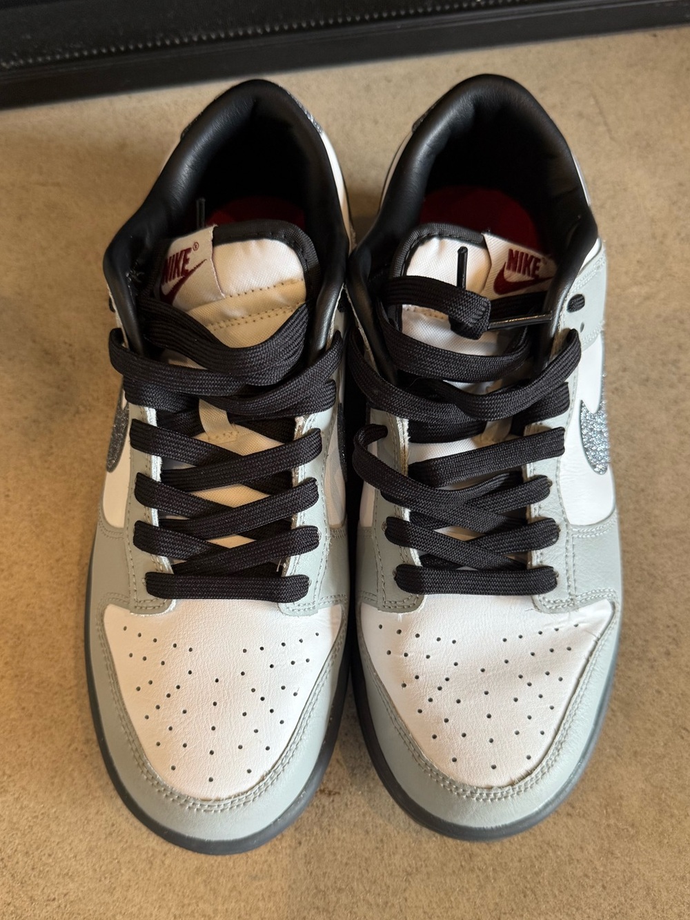 Nike Low Dunk Glitter Swoosh